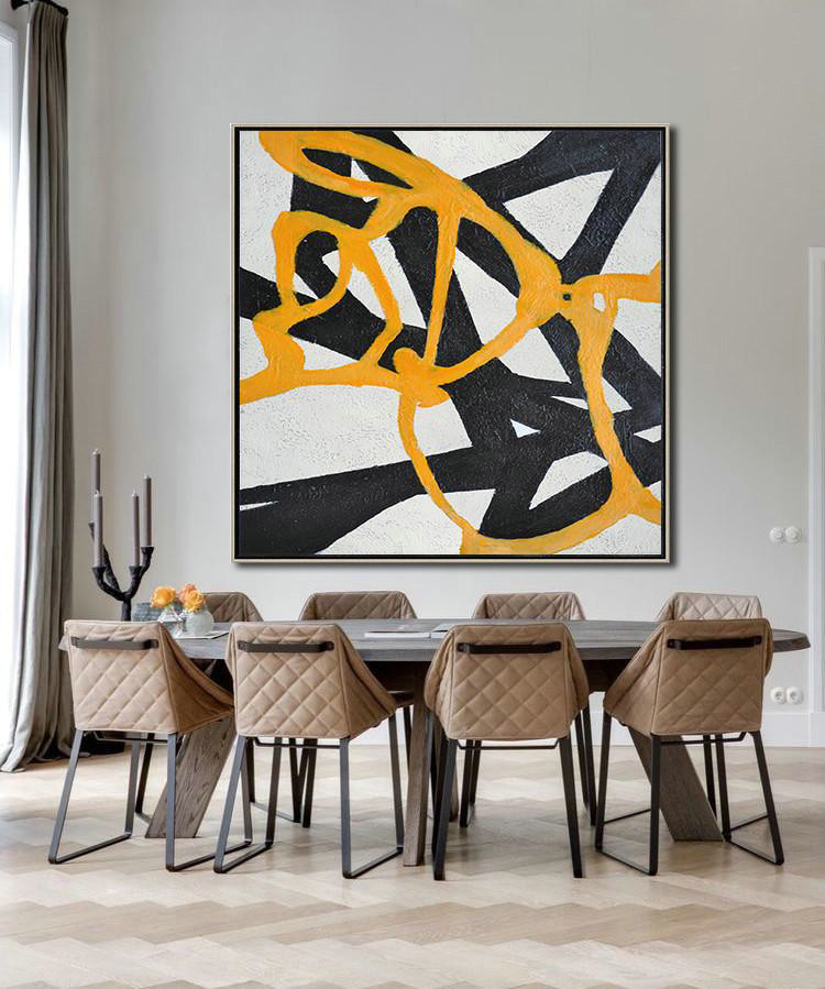 Original Artwork Extra Large Abstract Painting,Hand-Painted Oversized Minimal Painting On Canvas,Hand Painted Acrylic Painting